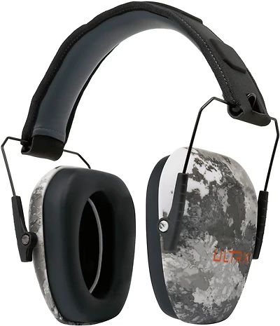ULTRX Shield Passive Veil Tac Gray Camo Earmuffs