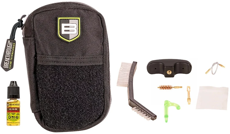 Breakthrough Clean Technologies Badge Series Pull-Through Cleaning Kit with Molle Pouch