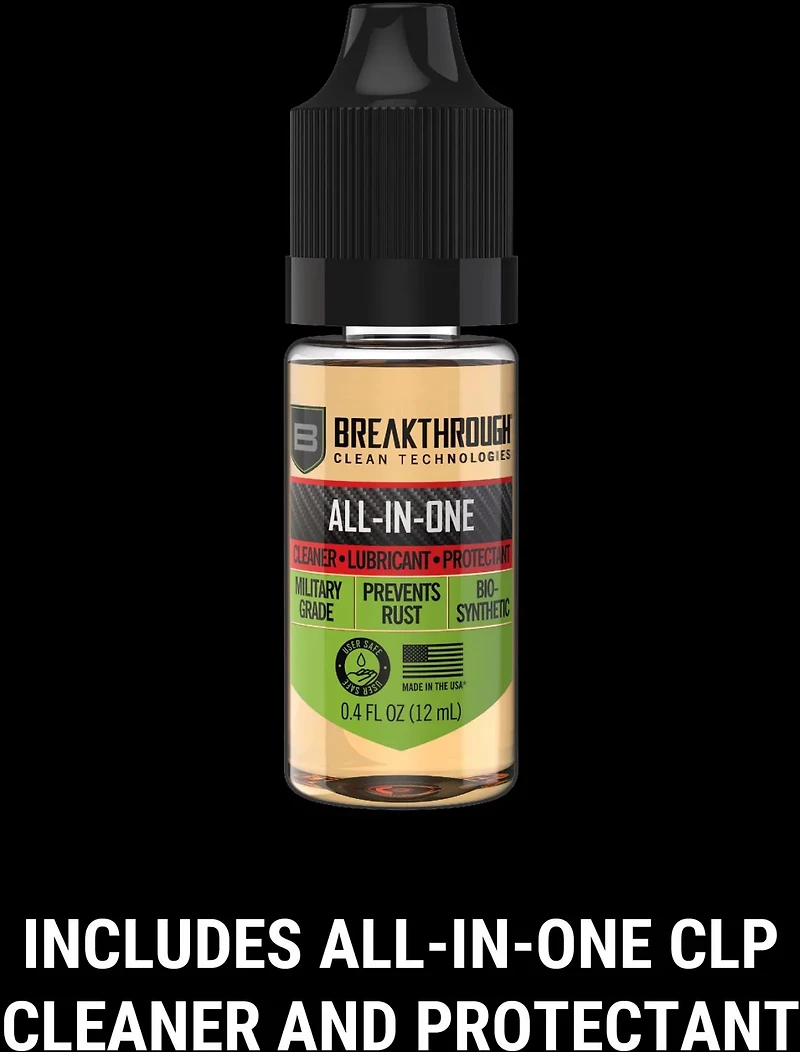 Breakthrough Clean Technologies Badge Series Pull-Through Cleaning Kit with Molle Pouch