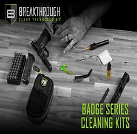 Breakthrough Clean Technologies Badge Series Pull-Through Cleaning Kit with Molle Pouch