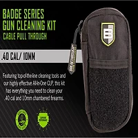 Breakthrough Clean Technologies Badge Series Pull-Through Cleaning Kit with Molle Pouch