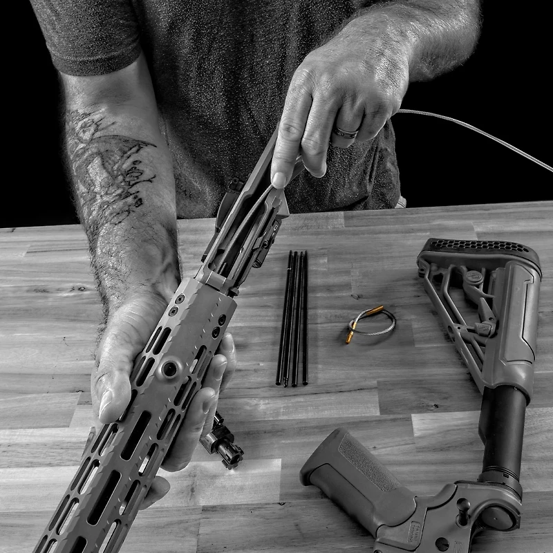 Breakthrough Clean Technologies Badge Series Pull-Through Cleaning Kit with Molle Pouch