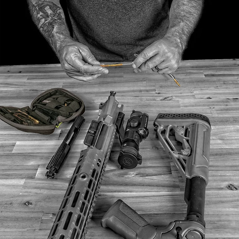 Breakthrough Clean Technologies Badge Series Pull-Through Cleaning Kit with Molle Pouch