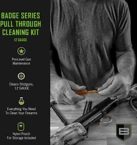 Breakthrough Clean Technologies Badge Series Pull-Through Cleaning Kit with Molle Pouch