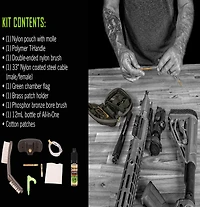 Breakthrough Clean Technologies Badge Series Pull-Through Cleaning Kit with Molle Pouch