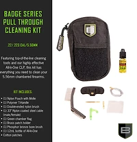 Breakthrough Clean Technologies Badge Series Pull-Through Cleaning Kit with Molle Pouch