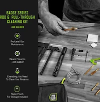 Breakthrough Clean Technologies Badge Series Rod and Pull-Through Cleaning Kit with Molle Pouch