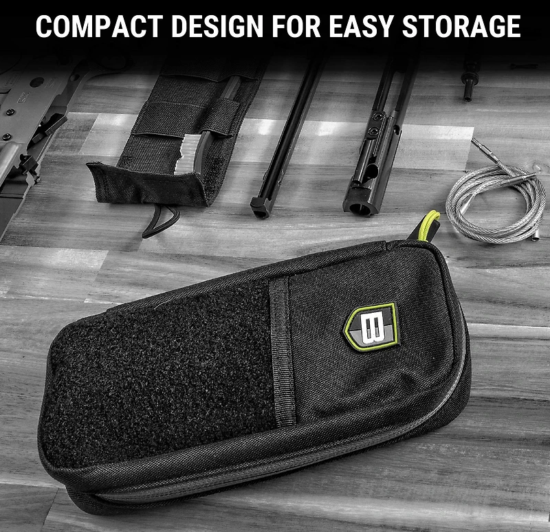 Breakthrough Clean Technologies Badge Series Rod and Pull-Through Cleaning Kit with Molle Pouch