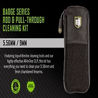 Breakthrough Clean Technologies Badge Series Rod and Pull-Through Cleaning Kit with Molle Pouch