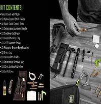 Breakthrough Clean Technologies Badge Series Rod and Pull-Through Cleaning Kit with Molle Pouch