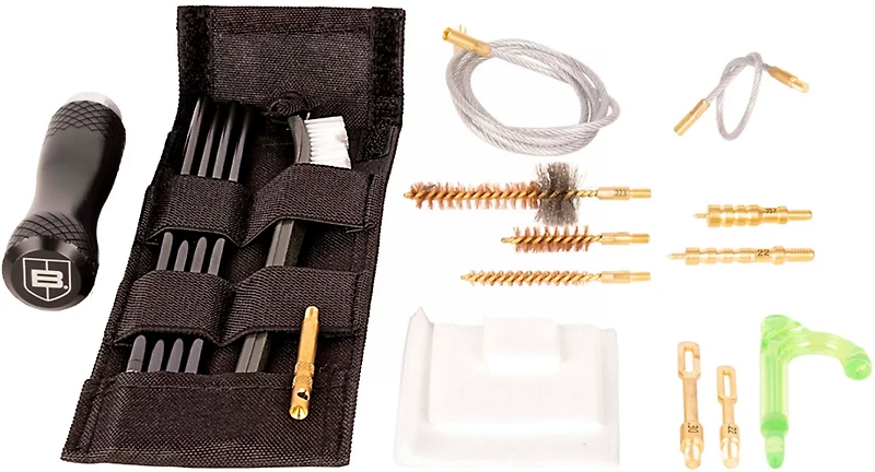 Breakthrough Clean Technologies Badge Series Rod and Pull-Through Cleaning Kit with Molle Pouch
