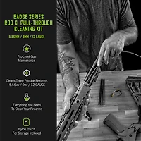 Breakthrough Clean Technologies Badge Series Rod and Pull-Through Cleaning Kit