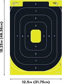Allen Company EZ Aim Splash 12.5 in W x 18.25 in H Reactive Paper Shooting Targets 8-Pack