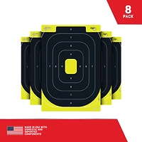 Allen Company EZ Aim Splash 12.5 in W x 18.25 in H Reactive Paper Shooting Targets 8-Pack