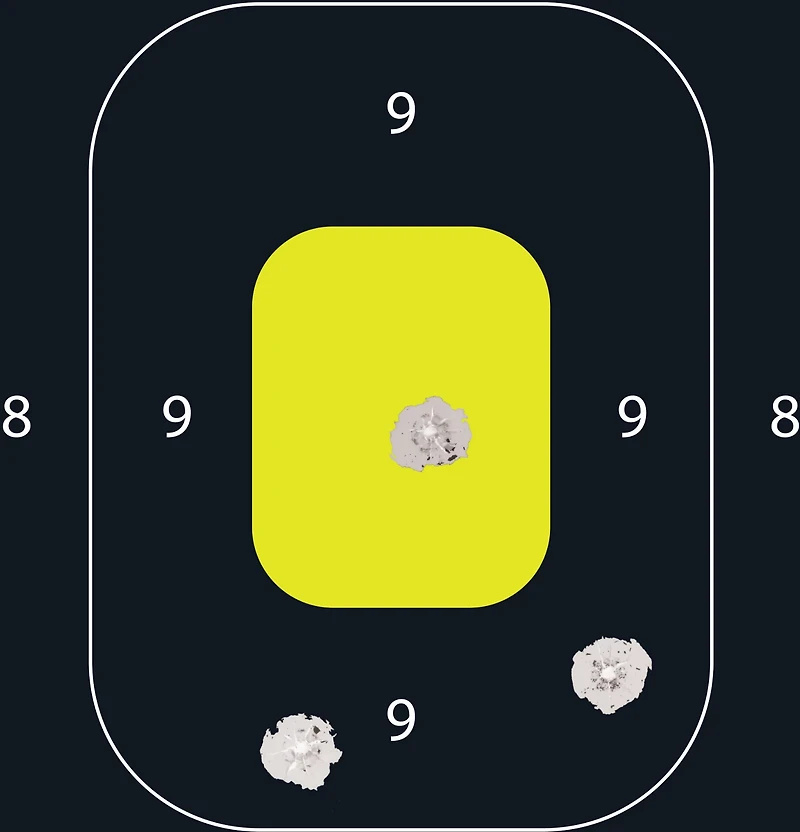 Allen Company EZ Aim Splash 12.5 in W x 18.25 in H Reactive Paper Shooting Targets 8-Pack