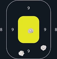 Allen Company EZ Aim Splash 12.5 in W x 18.25 in H Reactive Paper Shooting Targets 8-Pack