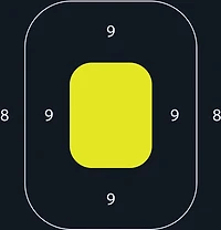 Allen Company EZ Aim Splash 12.5 in W x 18.25 in H Reactive Paper Shooting Targets 8-Pack