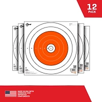 Allen Company EZ Aim 12 in Square Paper Shooting Targets 12-Pack
