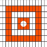 Allen Company EZ Aim 12 in Square Paper Shooting Targets with Sight-in Grids 12-Pack