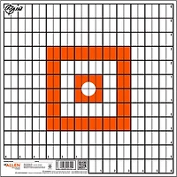 Allen Company EZ Aim 12 in Square Paper Shooting Targets with Sight-in Grids 12-Pack