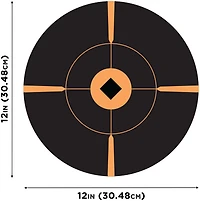 Allen Company EZ Aim 12 in W x 12 in H Adhesive Splash Reactive Paper Shooting Targets 5-Pack