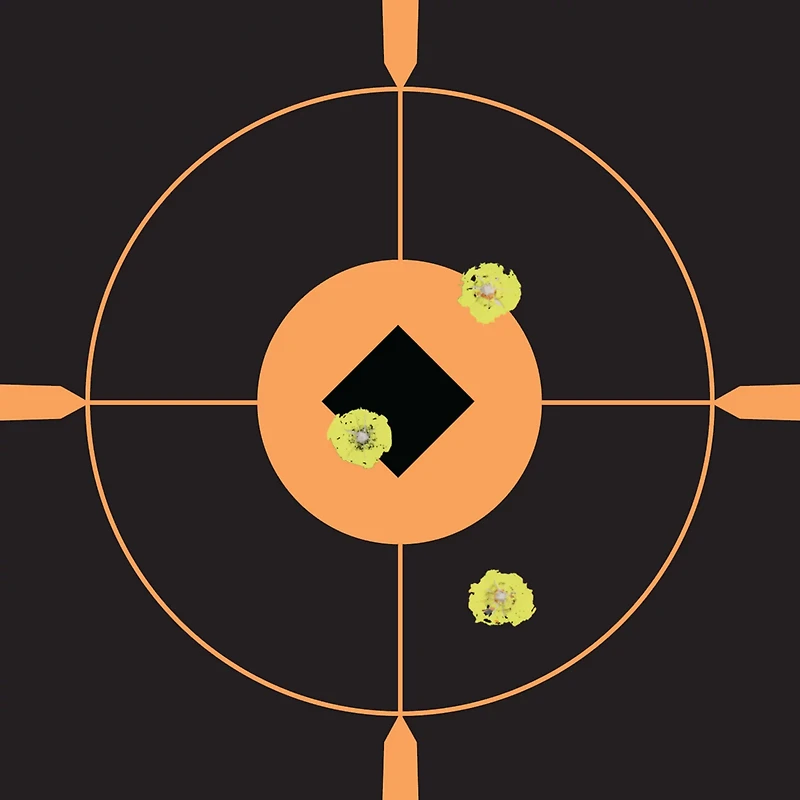 Allen Company EZ Aim 12 in W x 12 in H Adhesive Splash Reactive Paper Shooting Targets 5-Pack