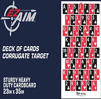 Allen Company EZ Aim Deck of Cards Shooting Target and Backer