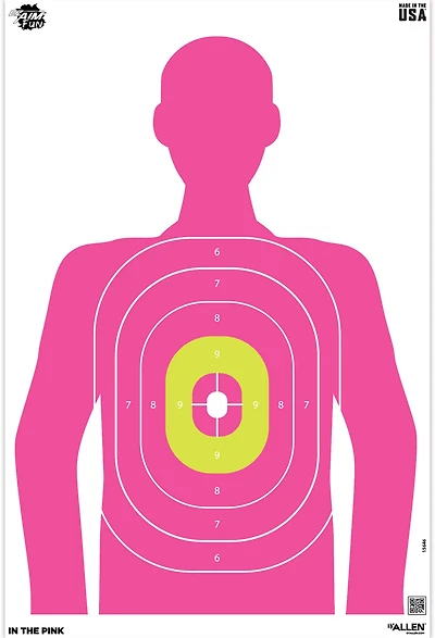 Allen Company EZ Aim Fun In The Pink Silhouette Paper Shooting Targets 8-Pack