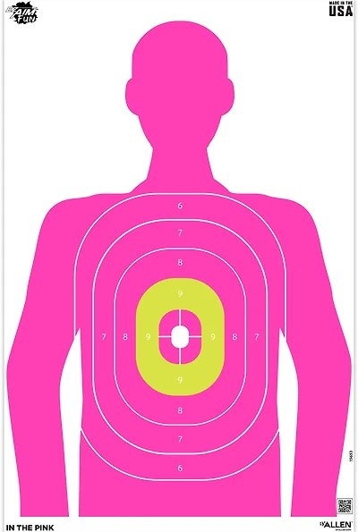 Allen Company EZ Aim Fun In The Pink Silhouette Paper Shooting Targets 3-Pack