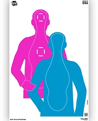 Allen Company EZ Aim Fun Tough Crowd Paper Shooting Targets 3-Pack