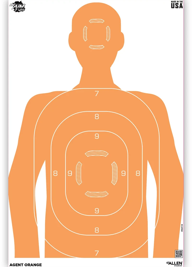 Allen Company EZ Aim Fun Tough Crowd Paper Shooting Targets 3-Pack