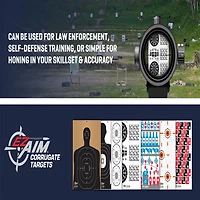 Allen Company EZ Aim Handgun Games Shooting Target and Backer