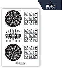 Allen Company EZ Aim Handgun Games Shooting Target and Backer