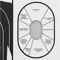 Allen Company EZ Aim Handgun Trainer Shooting Target and Backer