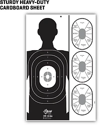 Allen Company EZ Aim Handgun Trainer Shooting Target and Backer