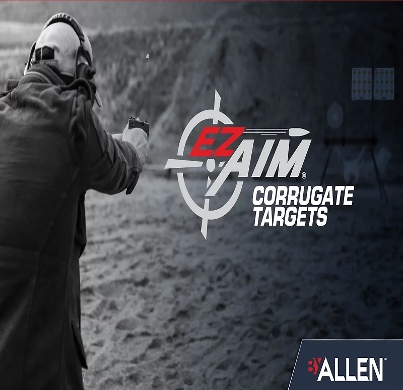 Allen Company EZ Aim Handgun Trainer Shooting Target and Backer
