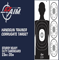 Allen Company EZ Aim Handgun Trainer Shooting Target and Backer