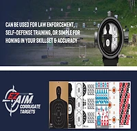 Allen Company EZ Aim Handgun Trainer Shooting Target and Backer