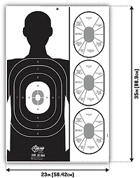 Allen Company EZ Aim Handgun Trainer Shooting Target and Backer