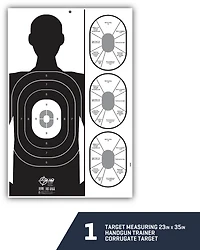 Allen Company EZ Aim Handgun Trainer Shooting Target and Backer