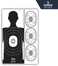 Allen Company EZ Aim Handgun Trainer Shooting Target and Backer