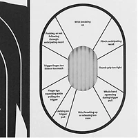 Allen Company EZ Aim Handgun Trainer Shooting Target and Backer
