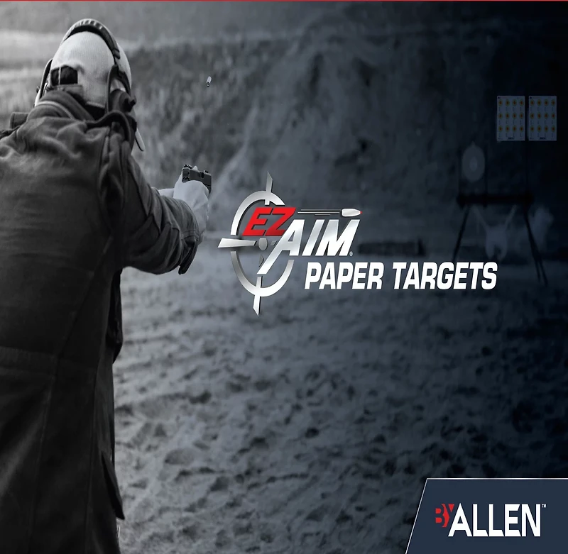 Allen Company EZ Load 13.5 in Square Load Development Paper Shooting Targets 25-Pack