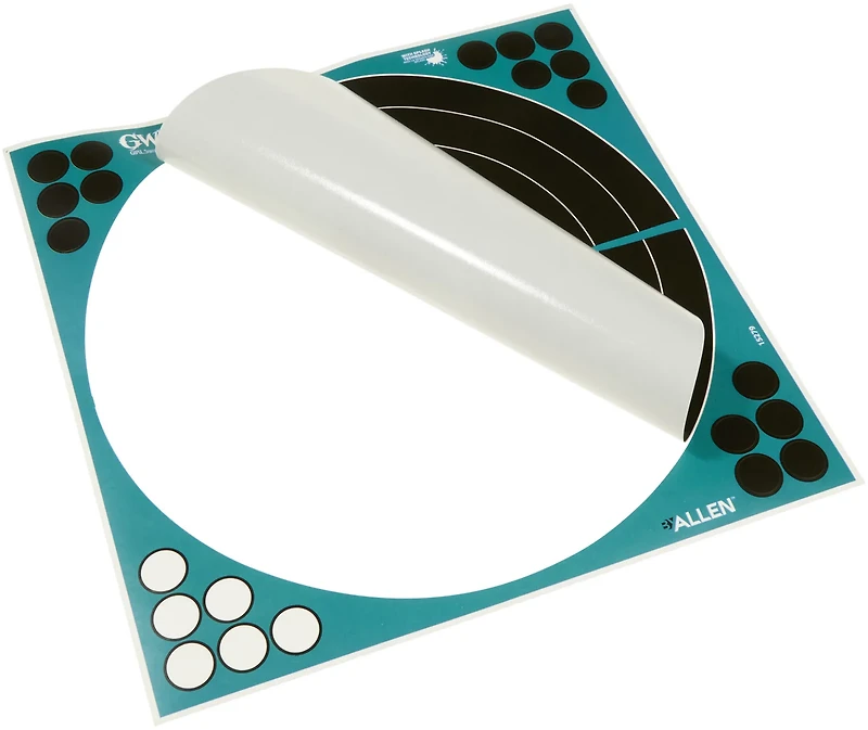 Girls With Guns 12 in W x 12 in H Adhesive Splash Reactive Paper Shooting Targets 5-Pack