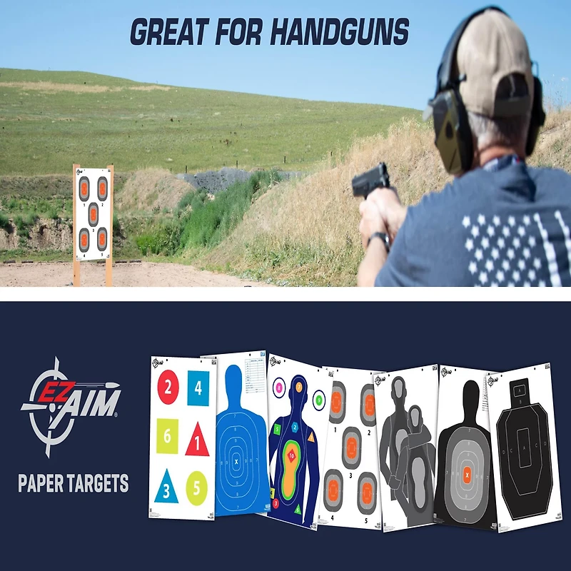 Allen Company EZ Aim 5-Spot Paper Targets 50-Pack