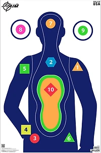 Allen Company EZ Aim Command Silhouette Targets 50-Pack
