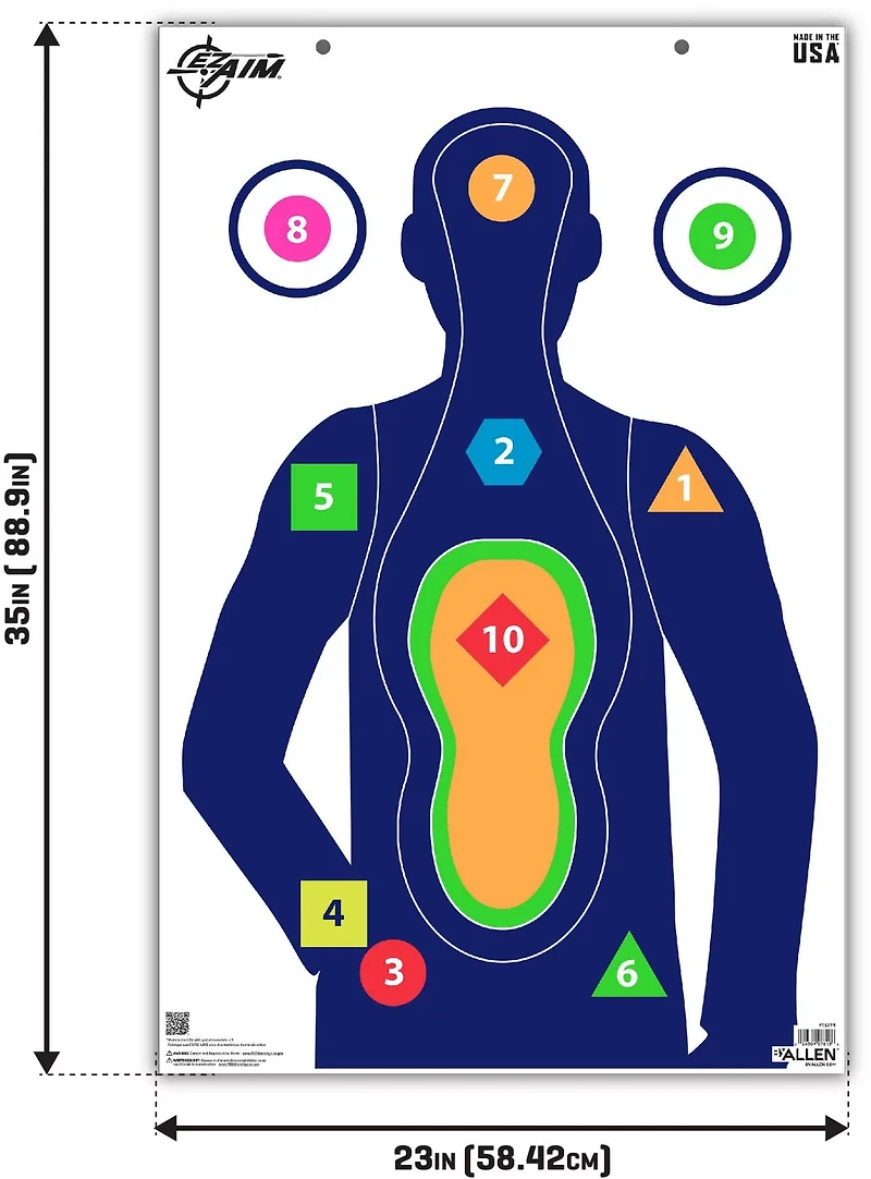 Allen Company EZ Aim Command Silhouette Targets 50-Pack