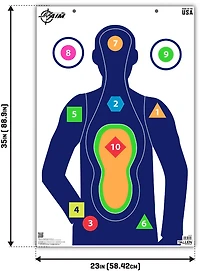 Allen Company EZ Aim Command Silhouette Targets 50-Pack