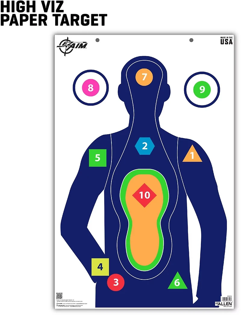 Allen Company EZ Aim Command Silhouette Targets 50-Pack