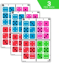 Allen Company EZ Aim FUN Shootin' Dice Paper Shooting Targets 3-Pack